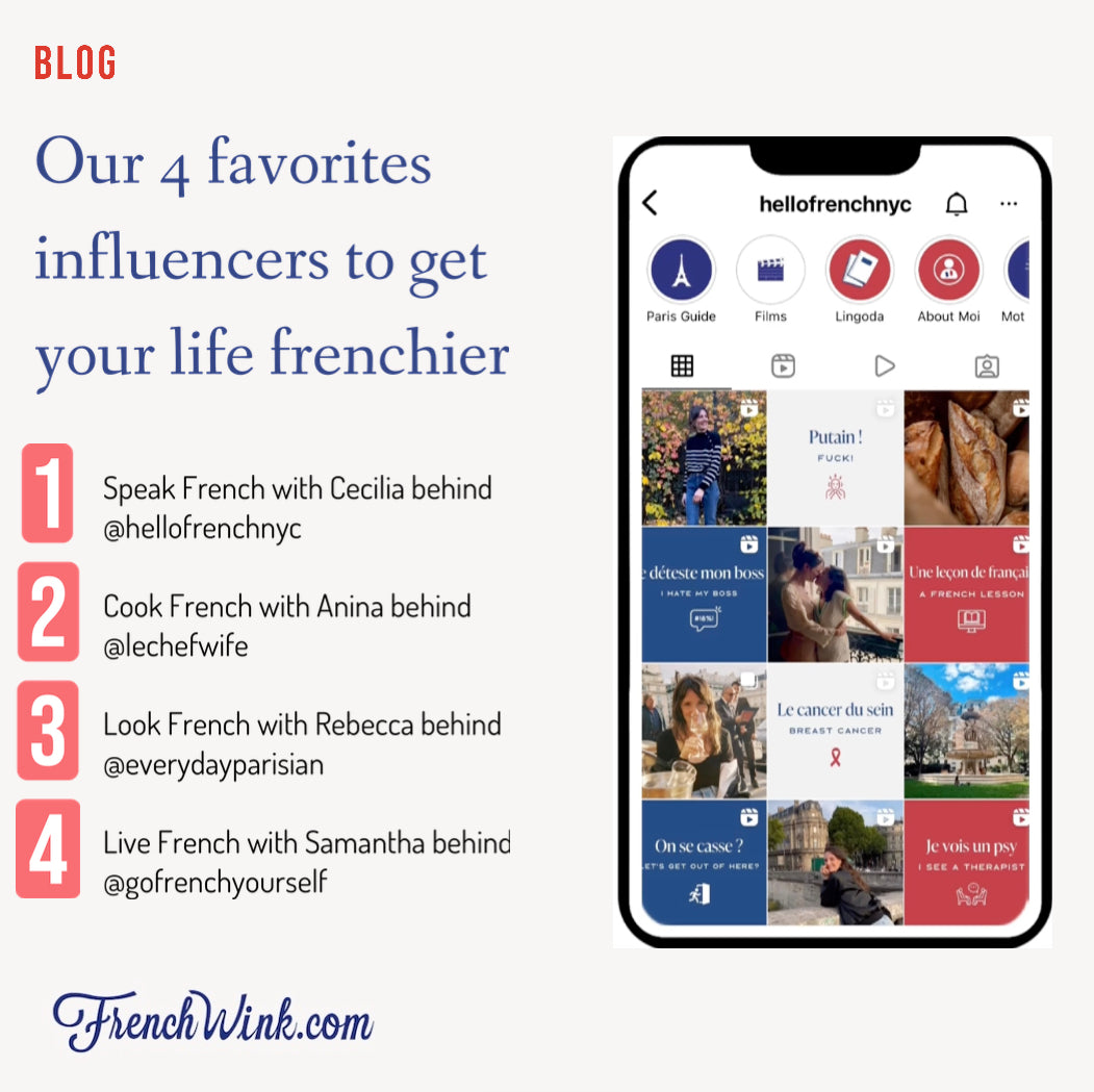 our favorite francophile influencers