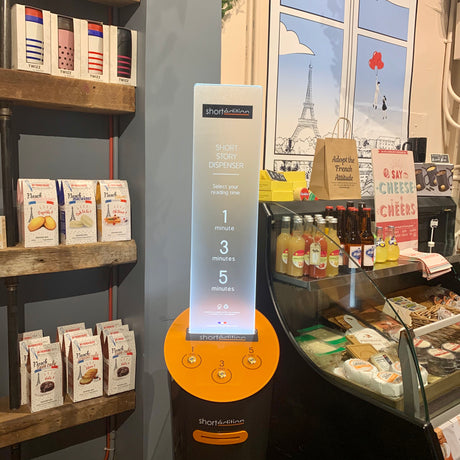 Food for thoughts free of charge, meet our new short story dispenser!