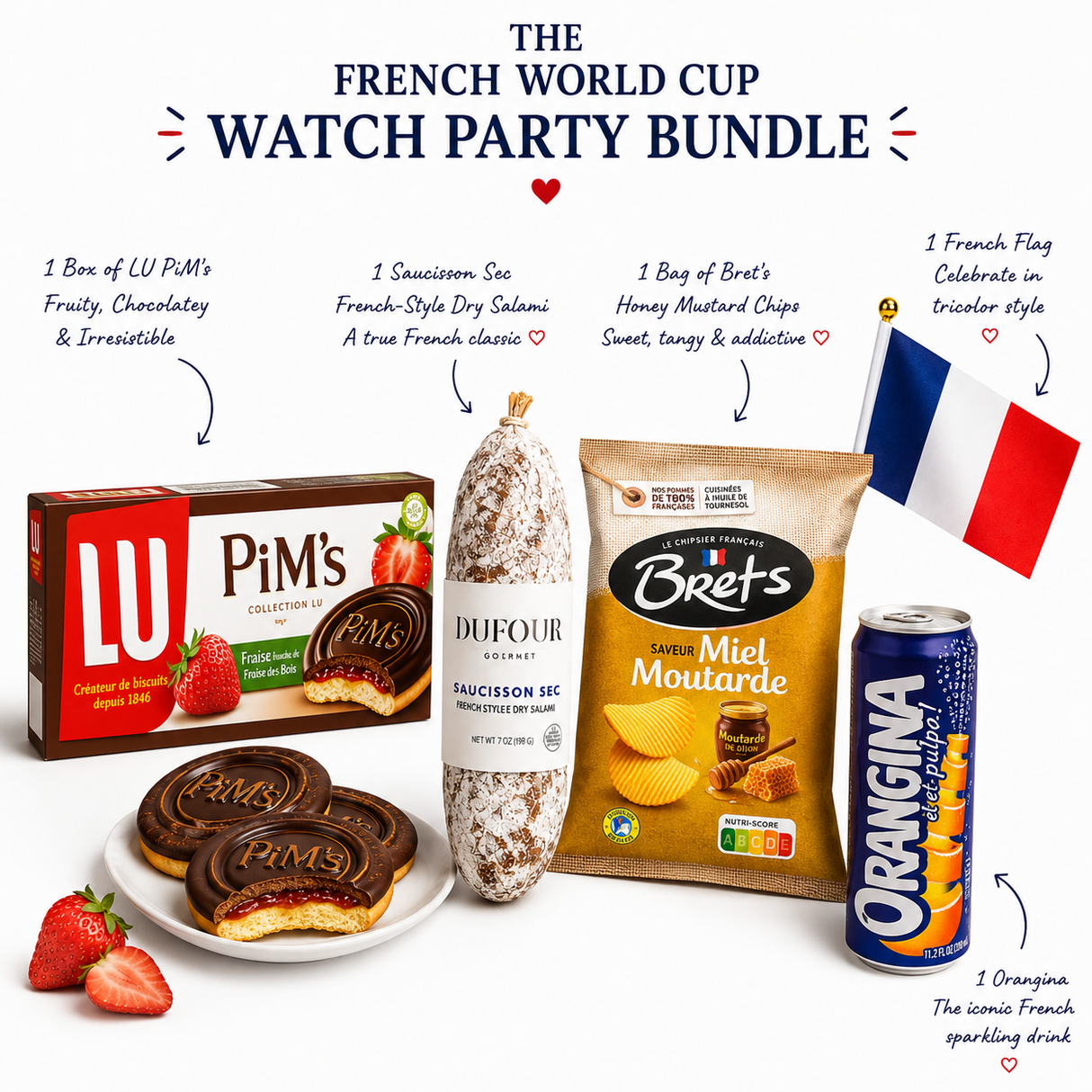 French World Cup Watch Party Box