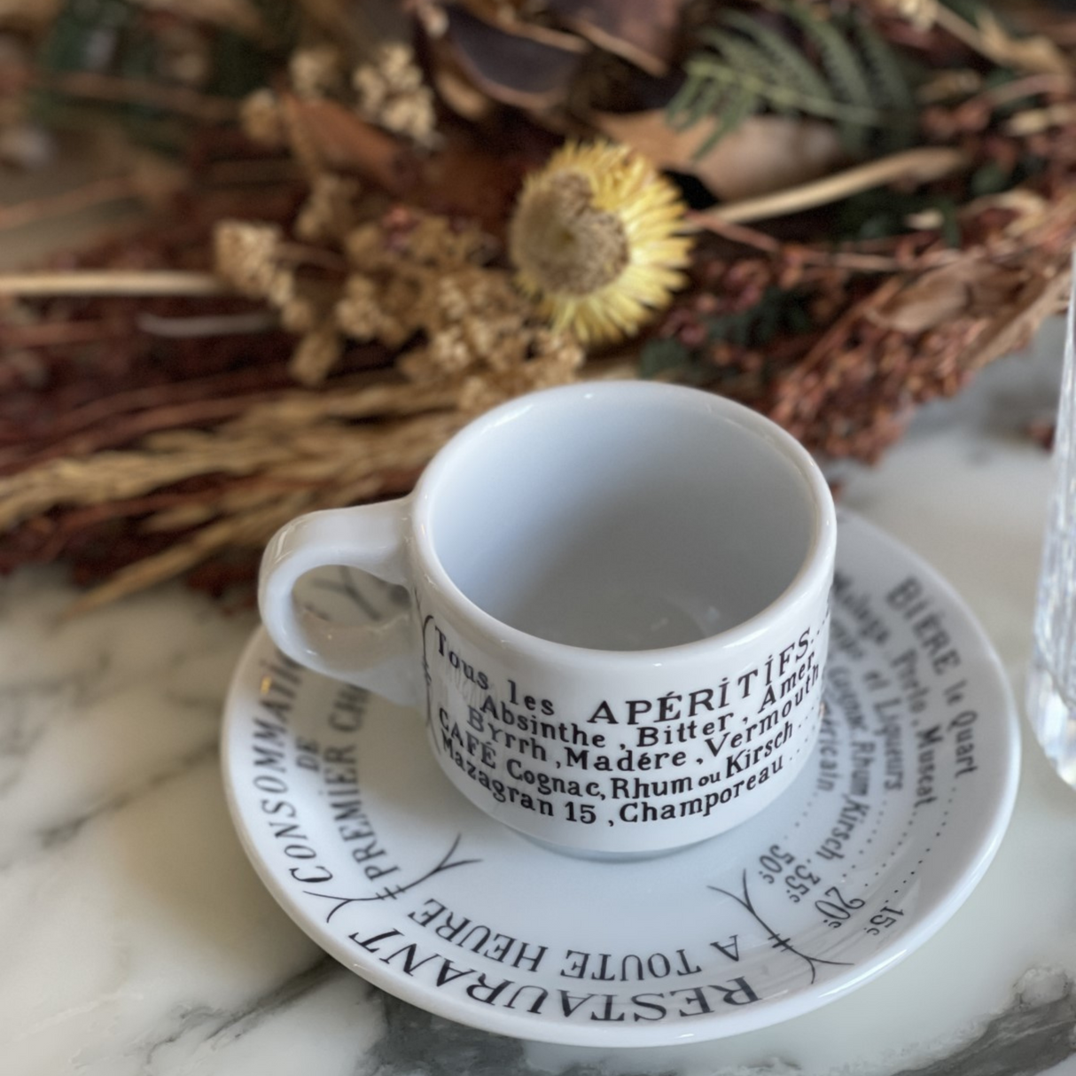 Pillivuyt Brasserie Cups, Set of 4