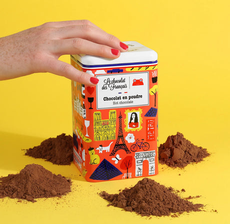 Le Chocolat des Francais - Organic Hot Chocolate Powder Tin – 55% Cacao