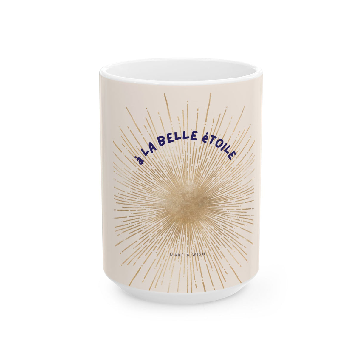 "A la belle etoile" Pretty Coffee Mug | Make a Wish Mug
