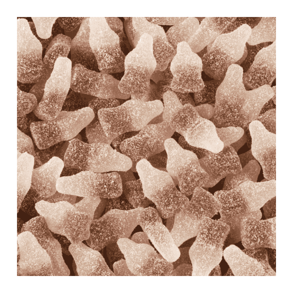 Acidulated Cola Bottle Candies 90g