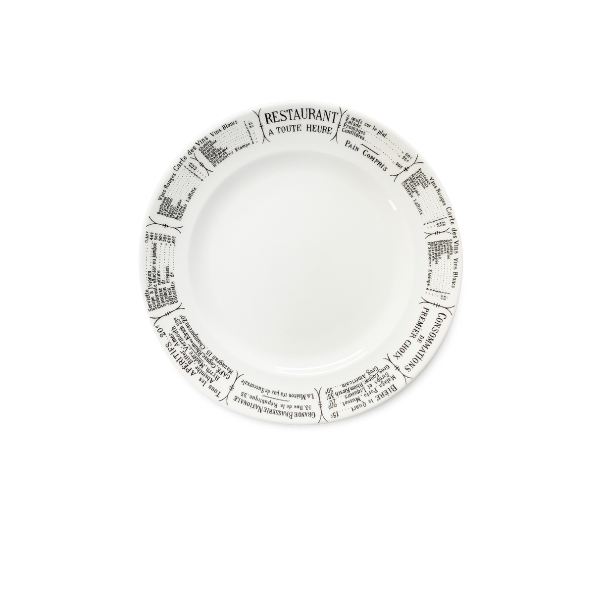 Brasserie Plates, Sets of 4