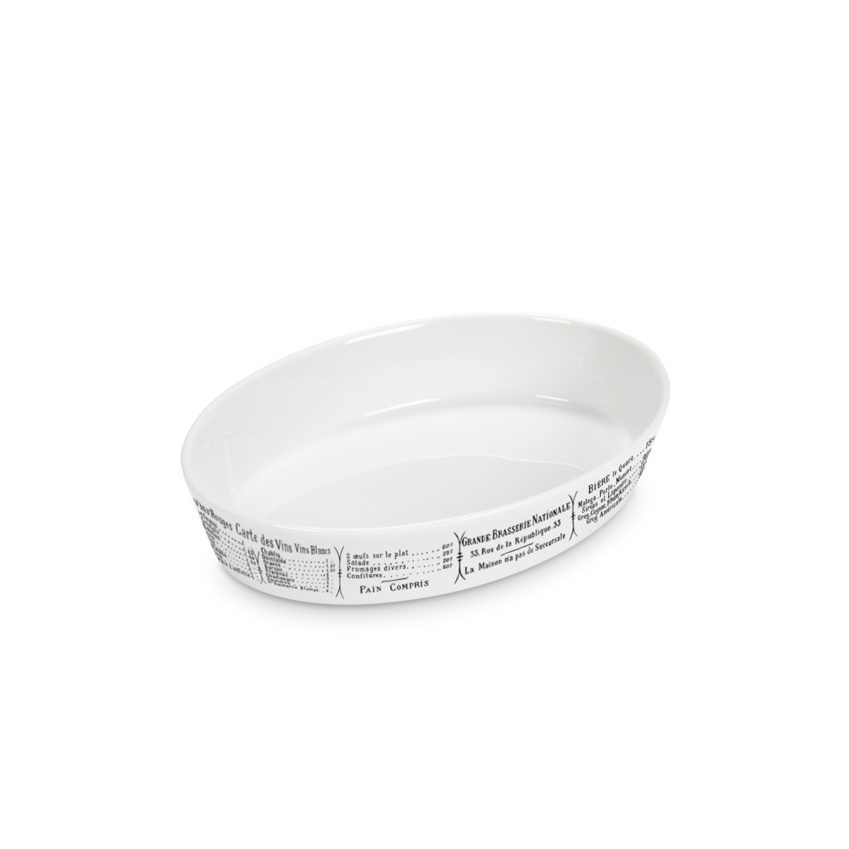 Brasserie Deep Oval Baker