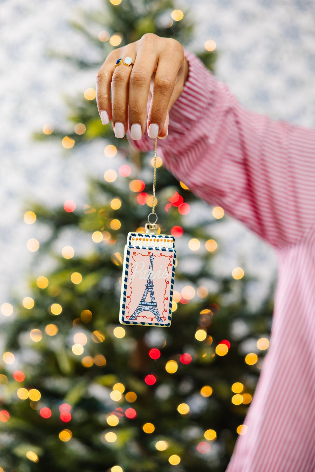 Matchbook Ornament - Paris