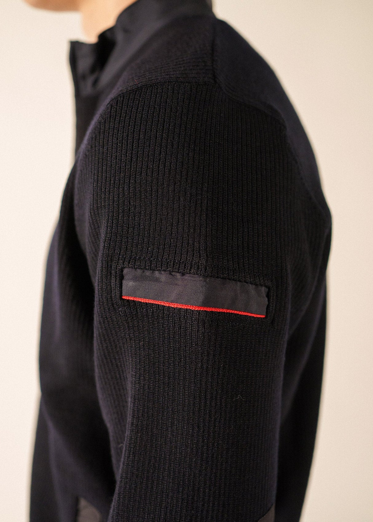 Saint James NAVIGATEUR - Comfortable Knit Cardigan with Zip (NAVY)