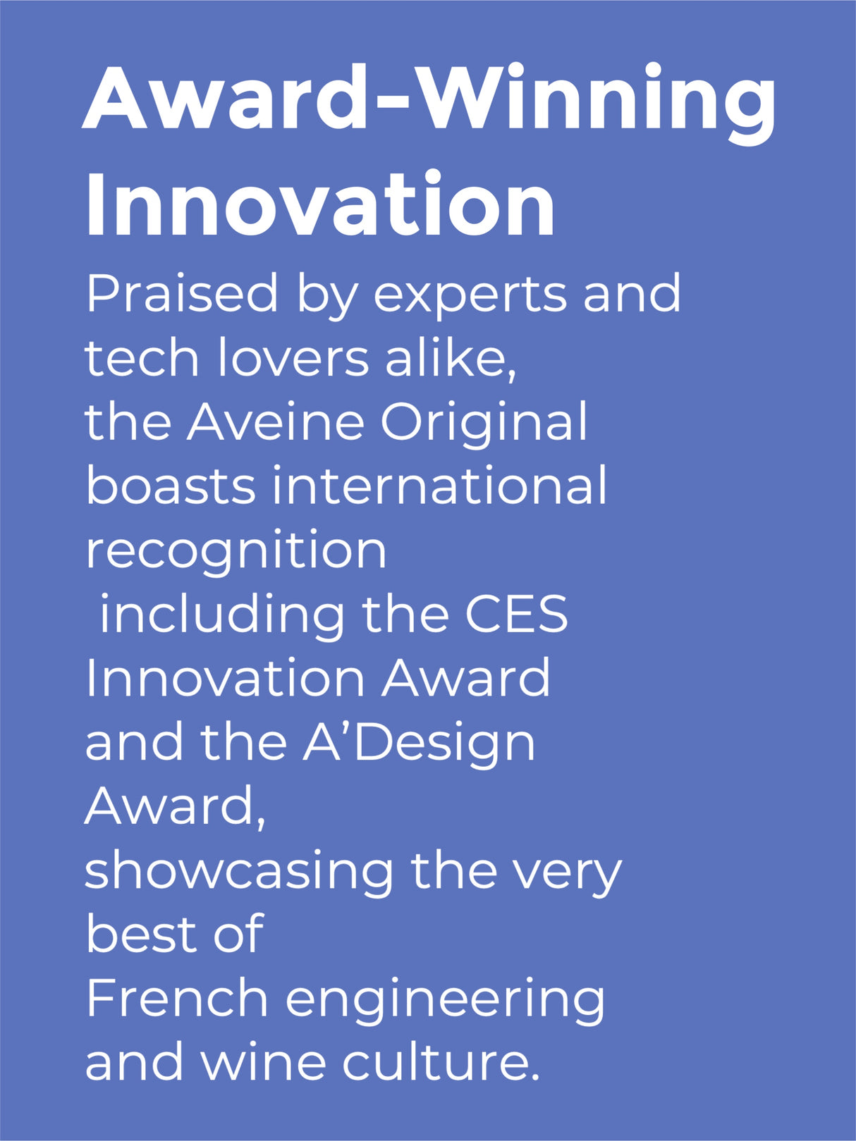 Aveine - Smart wine Aerator
