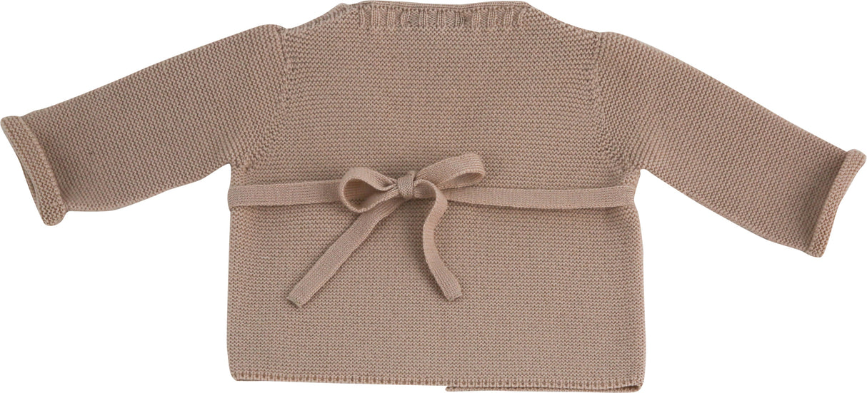 Little Royals Baby Tie-Front Sweater