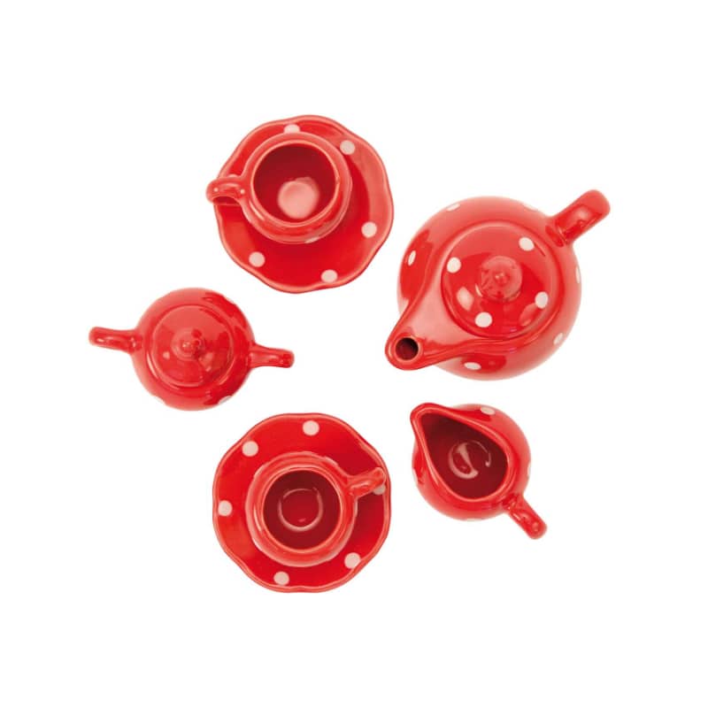 Suitcase - Tea Party Ceramic Set The Big Family - Moulin Roty