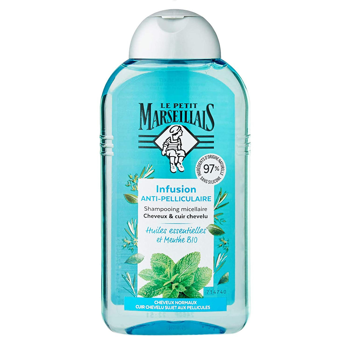 Le Petit Marseillais Anti-Dandruff Shampoo with Mint & Essential Oils - 250ml