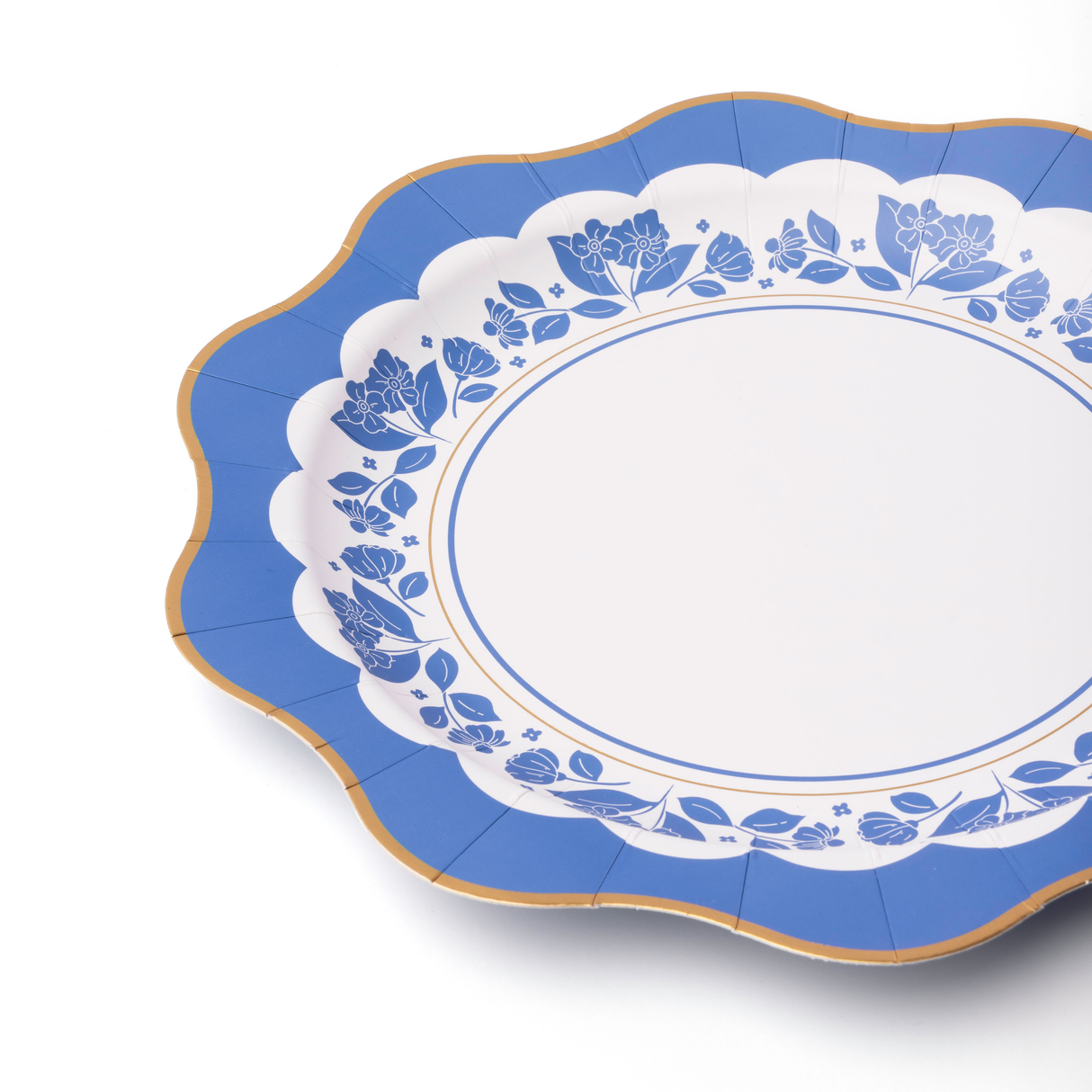 Floral paper dinner plates
