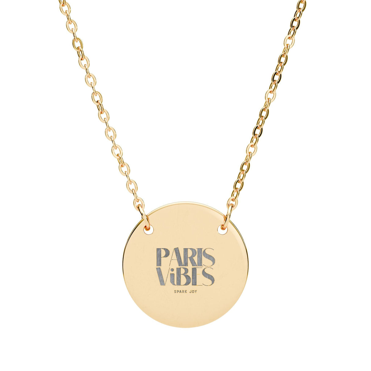 PARIS Vibes Circle Necklace - Stylish Jewelry