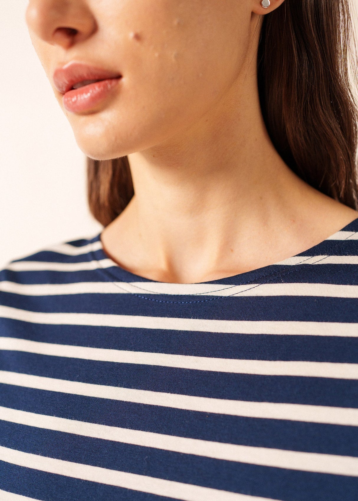 Levant Breton Shirt (NAVY / ECRU)