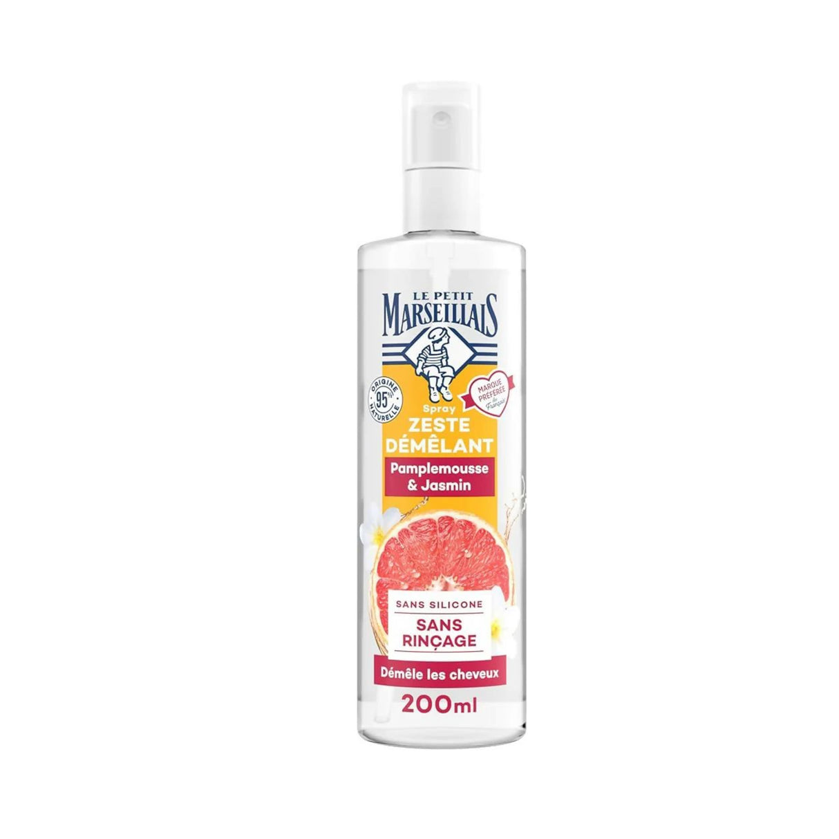 Petit Marseillais - Dry hair conditioner, grapefruit & jasmine spray bottle