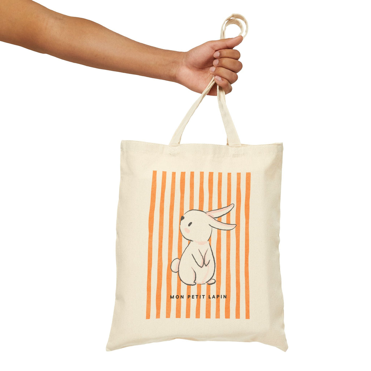 Cotton Tote Bag, My Little Bunny Mon Petit Lapin