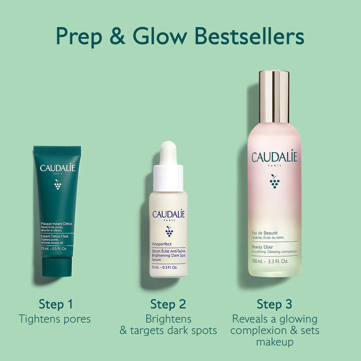 Caudalie Trio Bestsellers Radiance Gift Set