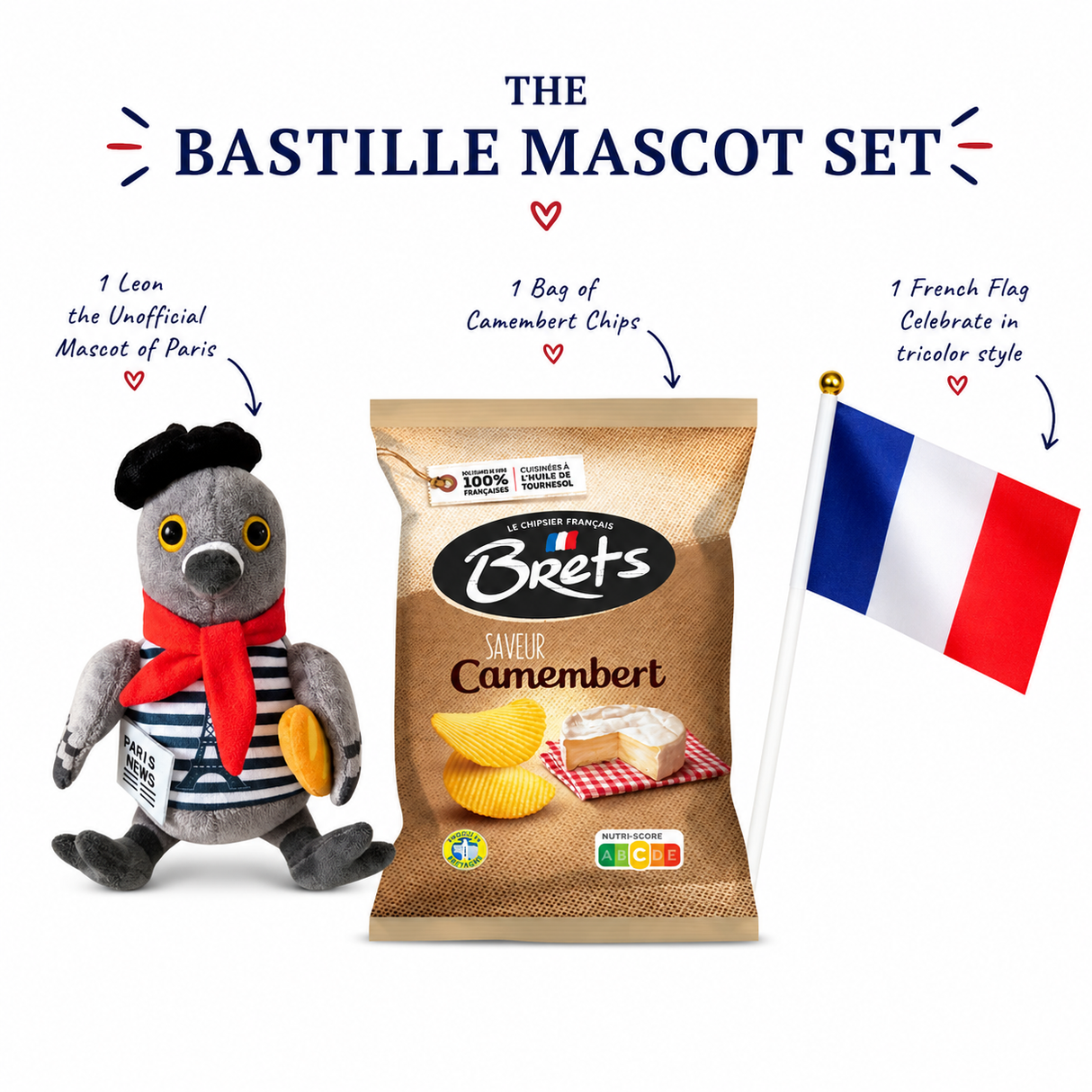 Bastille Mascot Set