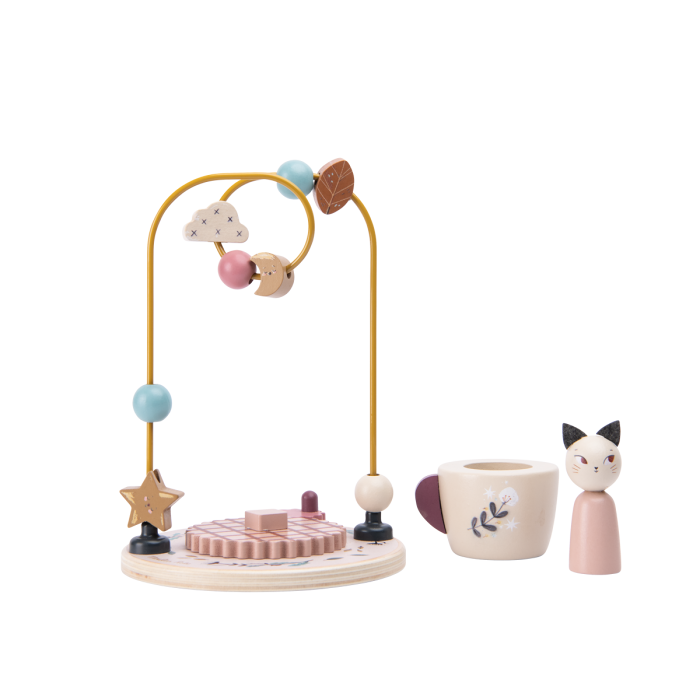 Wooden Bead maze - After the Rain, Moulin Roty