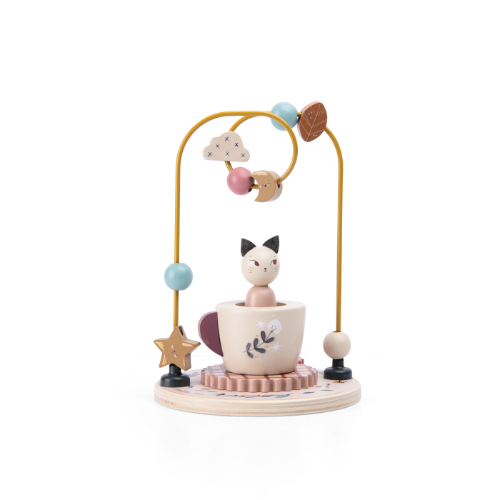 Wooden Bead maze - After the Rain, Moulin Roty