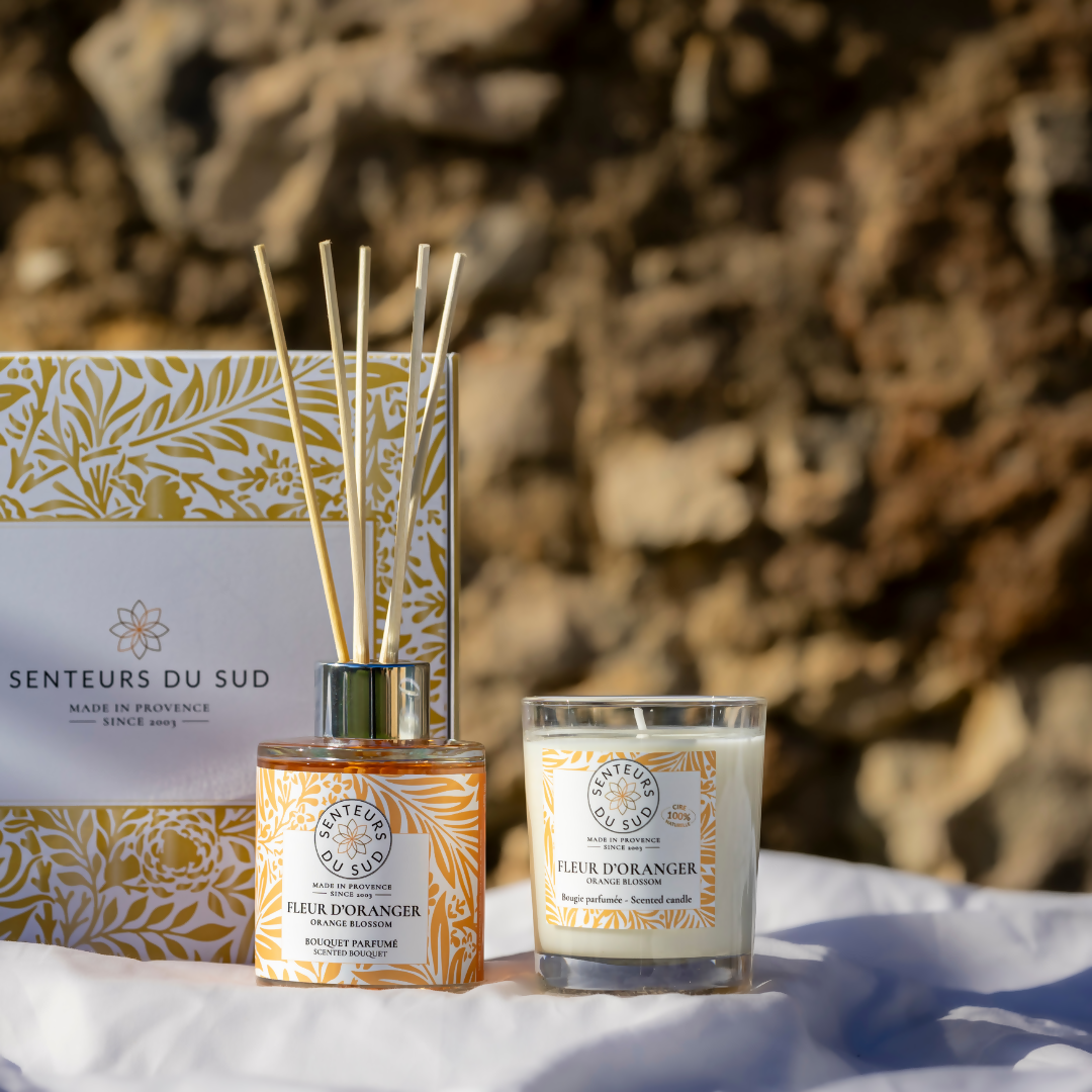 coffret fleur d'oranger carreĢ
