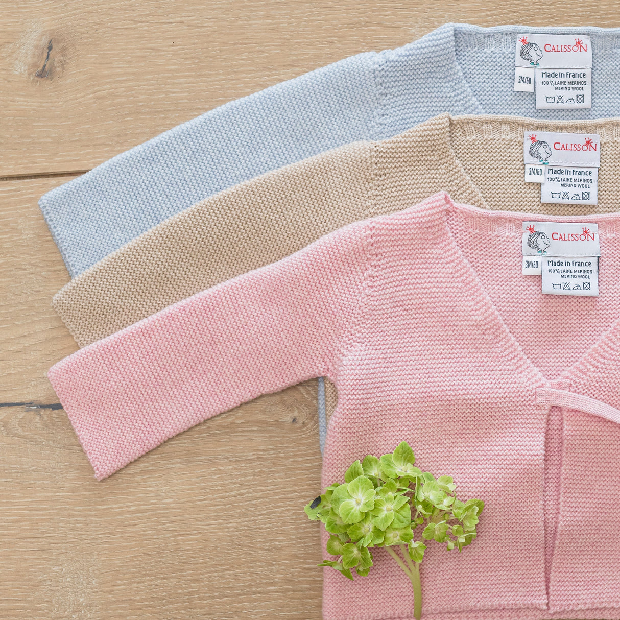 Little Royals Baby Tie-Front Sweater