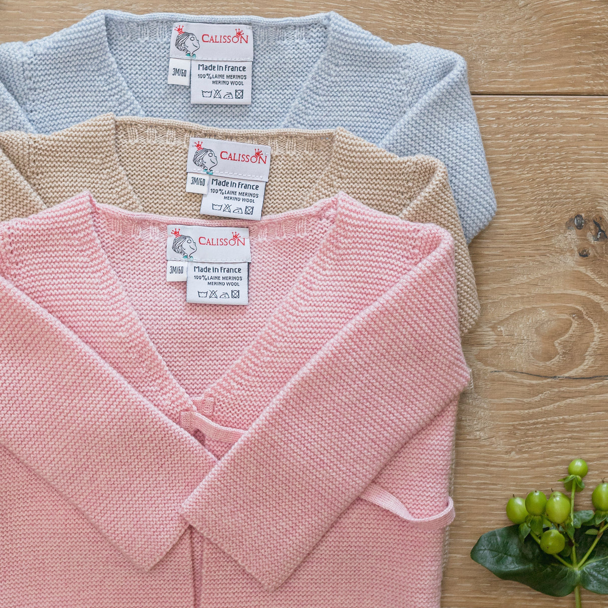 Little Royals Baby Tie-Front Sweater