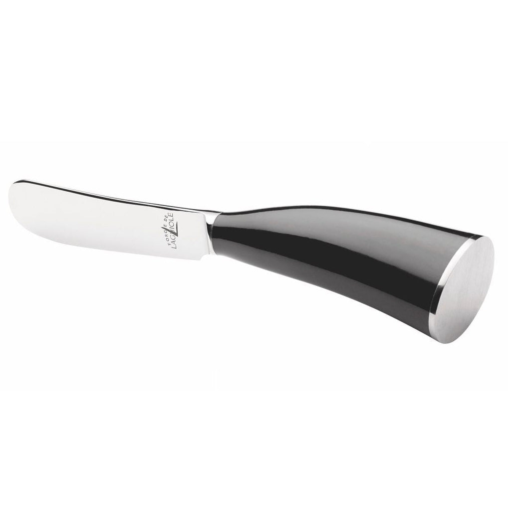 Forge de Laguiole Black Horn Tip Butter Knife