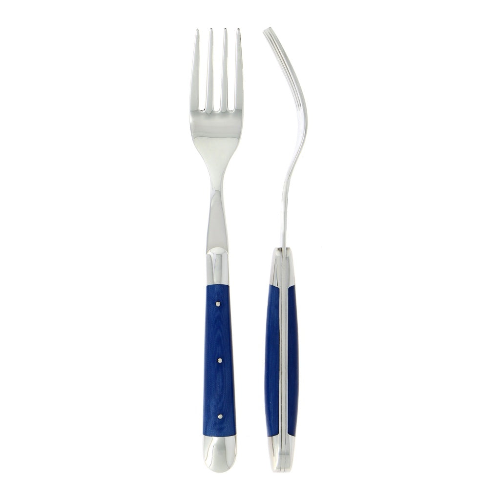 Forge de Laguiole Forks Fabric Series Blue