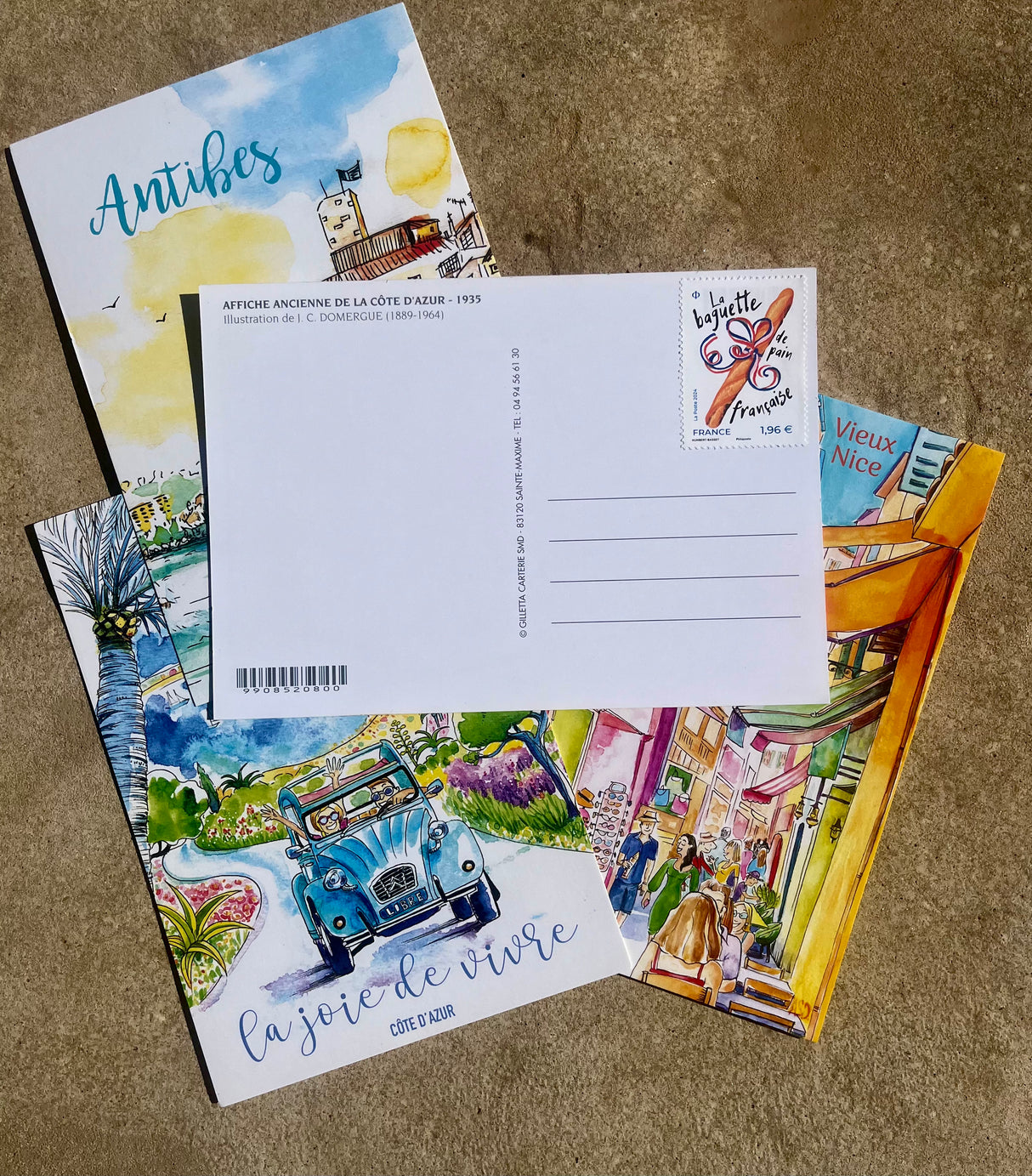 Send or Receive a Postcard from France