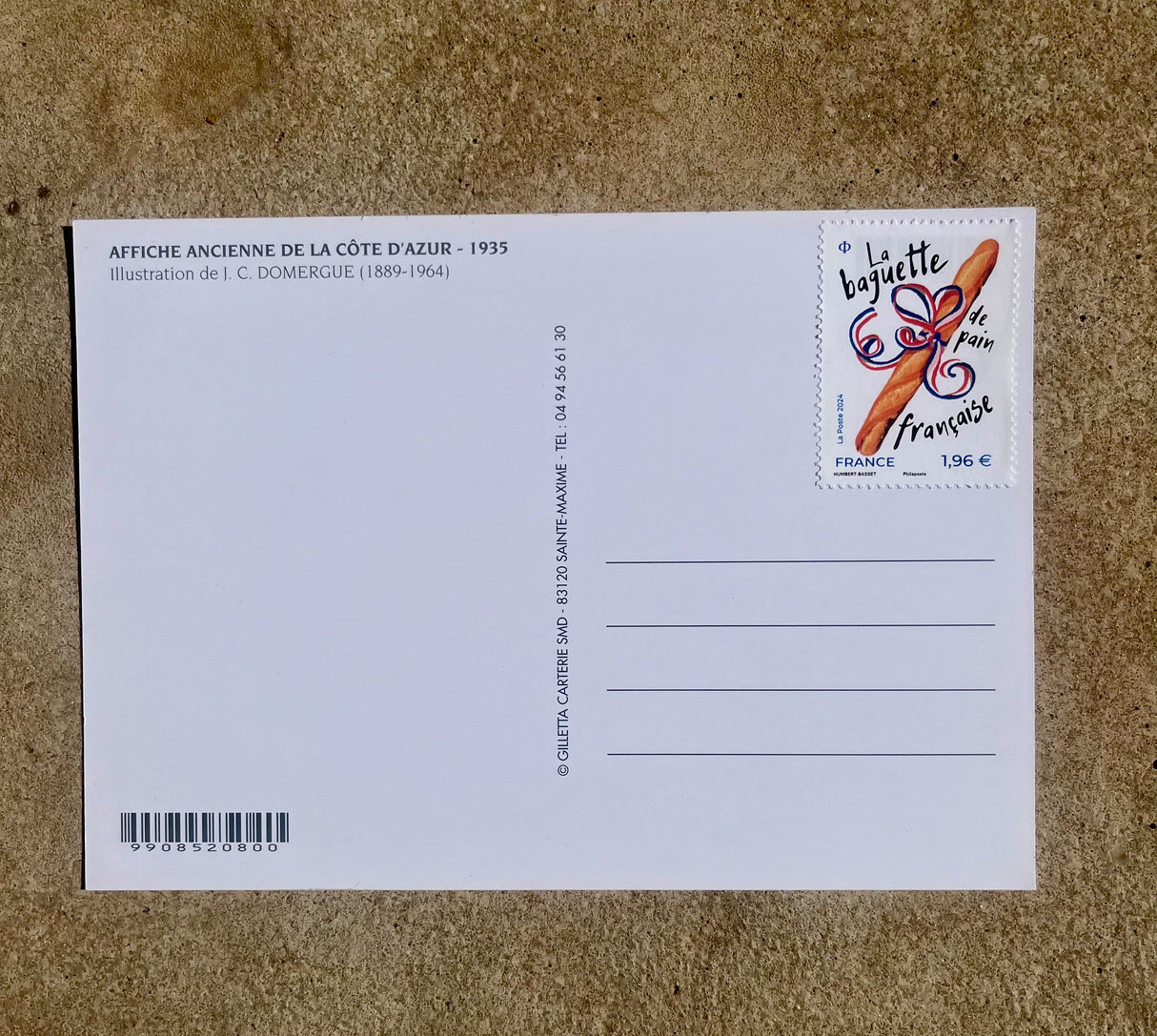 Send or Receive a Postcard from France