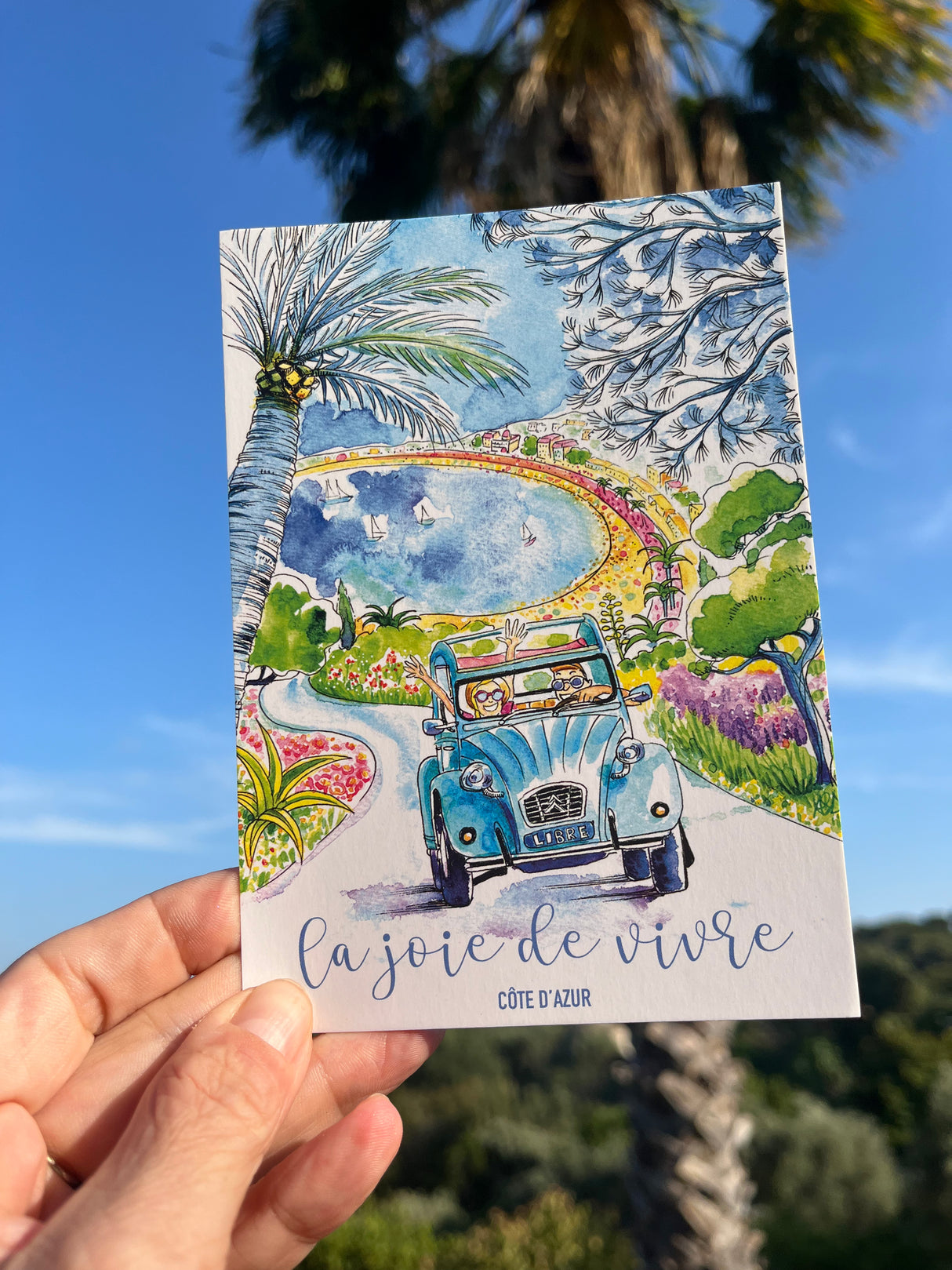 Send or Receive a Postcard from France