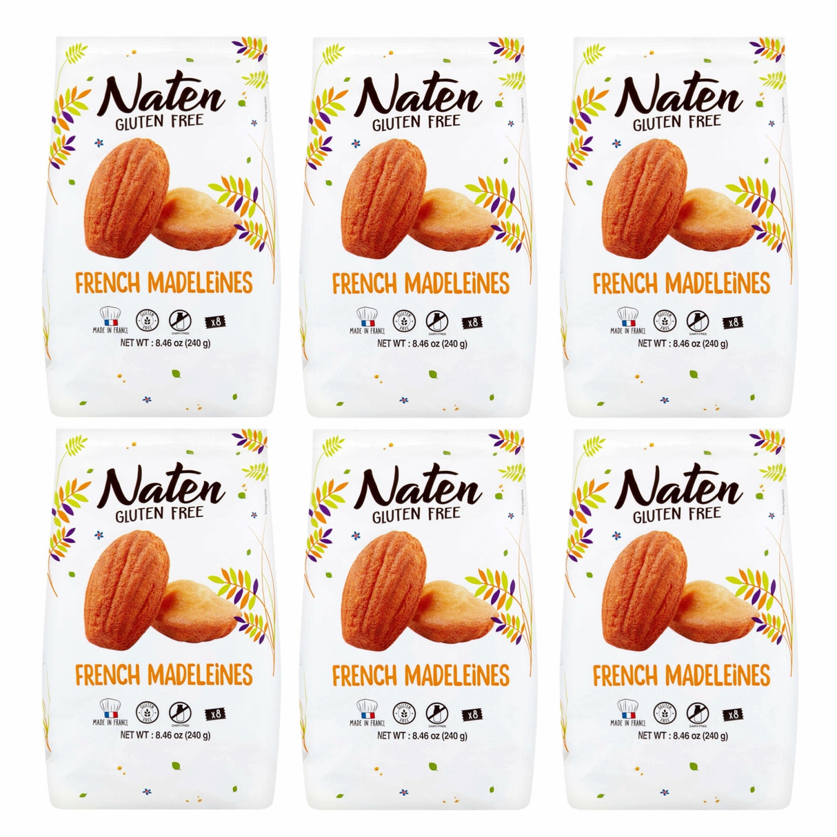 Naten French Madeleines - Gluten free