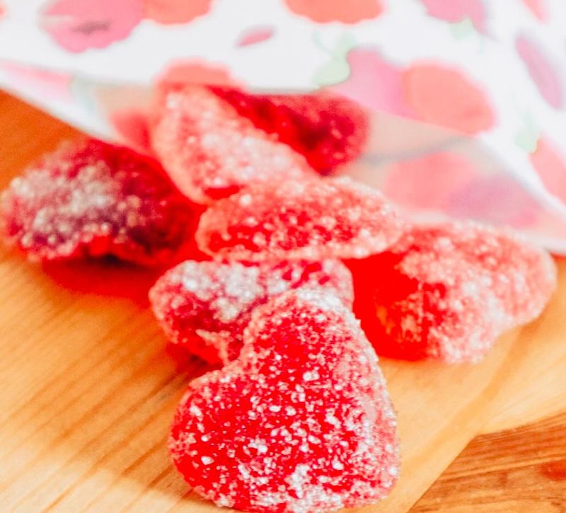 Organic Candies Coeur (heart) shaped