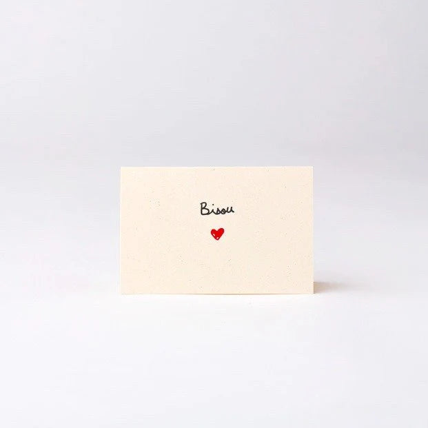 Bisou Mini card - Mathilde Cabanas