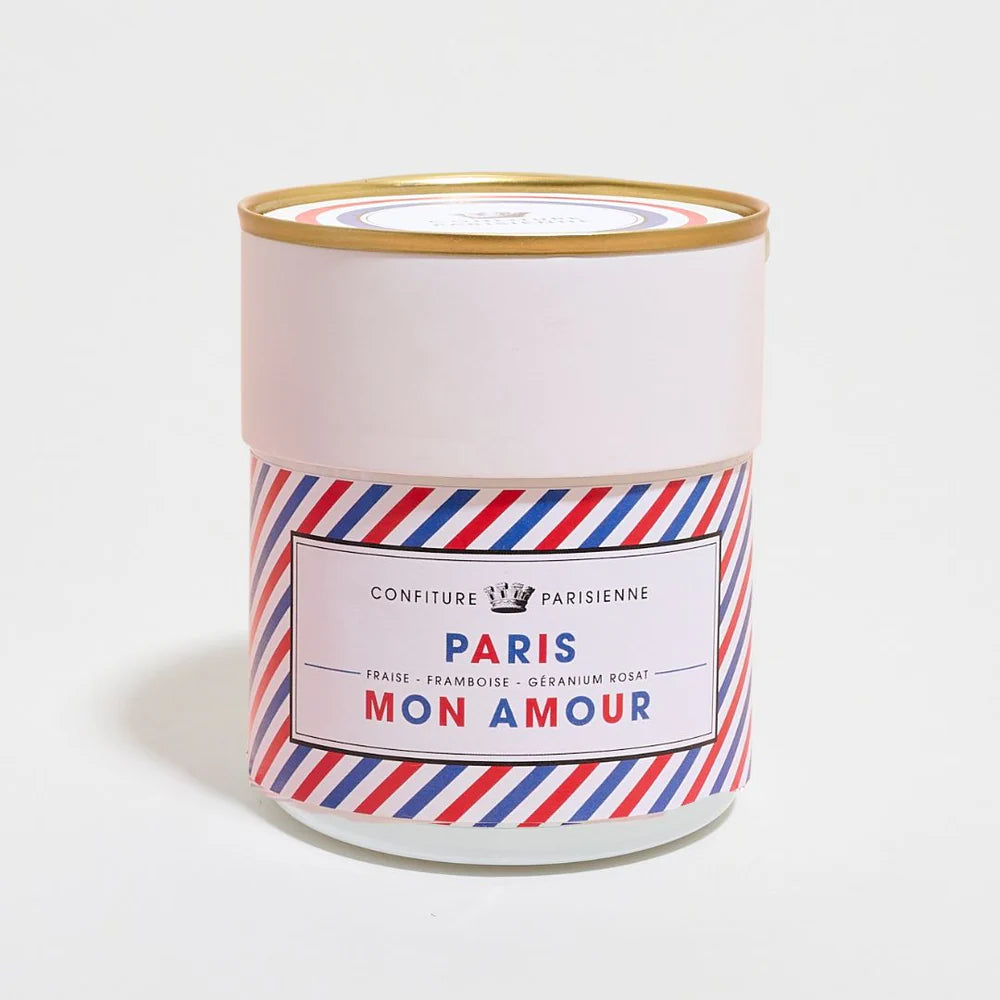 Paris Mon Amour French Jam – Strawberry, Raspberry, Geranium - Confiture Parisienne