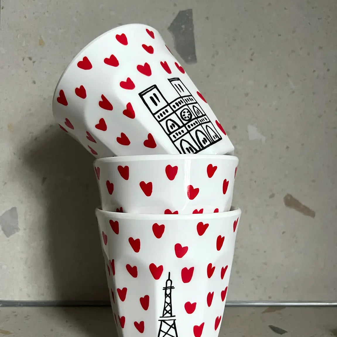 Paris tumblers - Set of 6