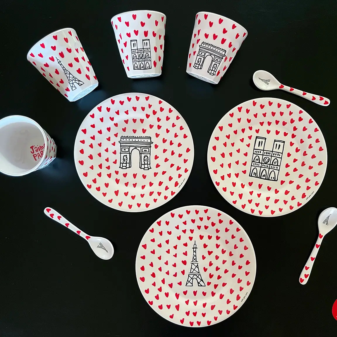Eiffel Tower plate