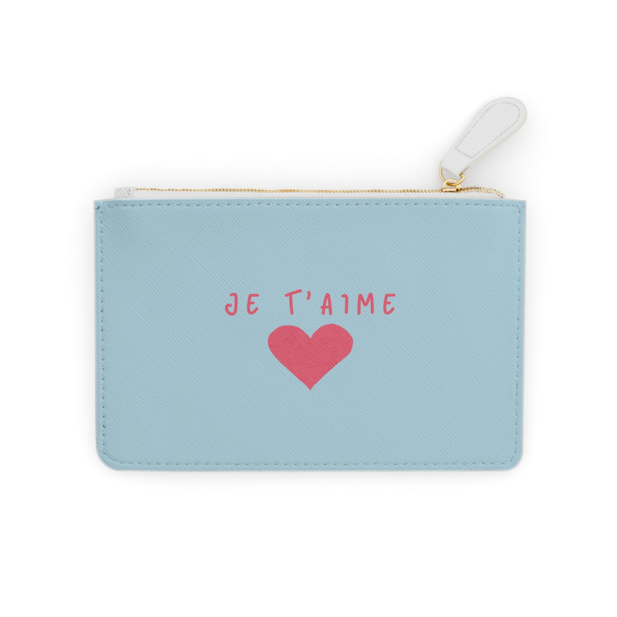 Je T'aime Mini Clutch Bag, Vegan Leather