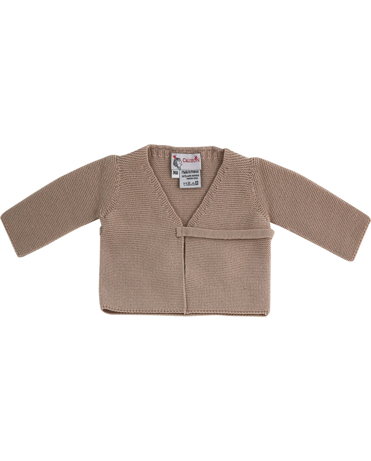 Little Royals Baby Tie-Front Sweater