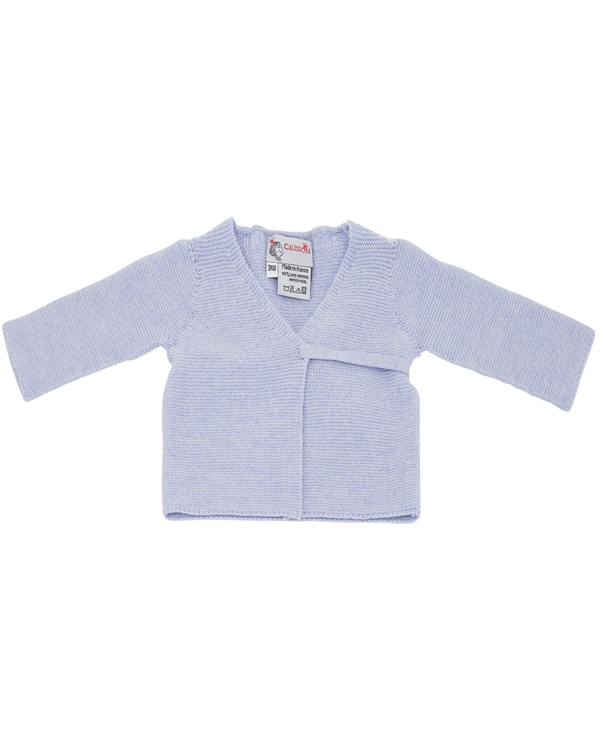 Little Royals Baby Tie-Front Sweater
