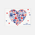 Paris Heart Magnet