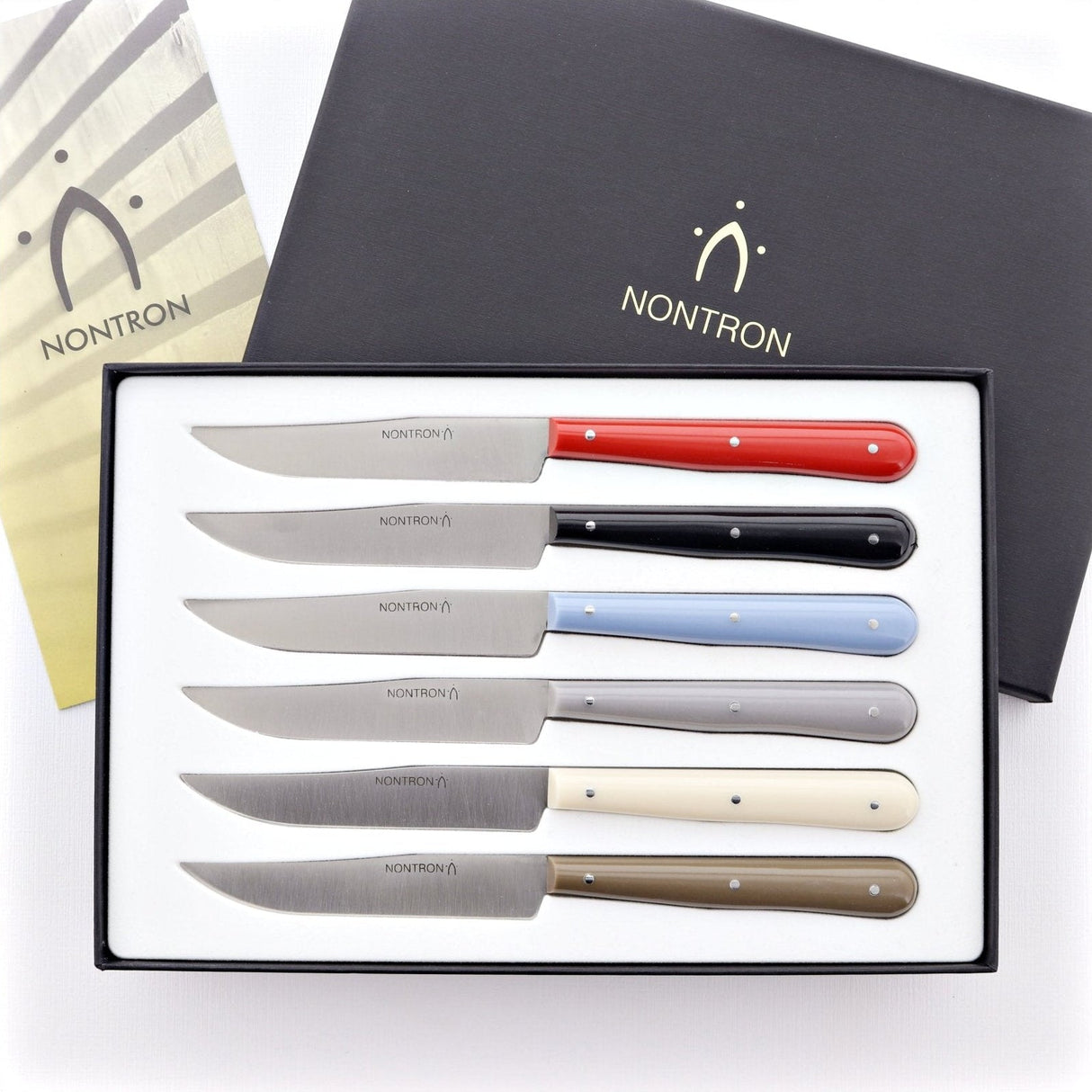 Forge de Laguiole Nontron Steak Knives Acrylic Contemporary