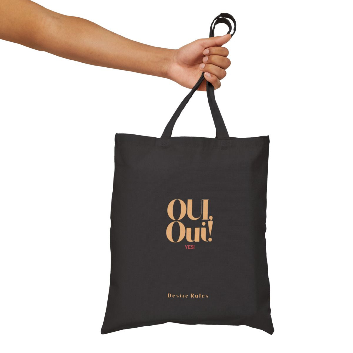 Black Canvas Tote, OUI, Oui!