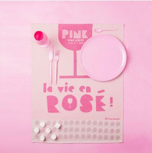 Kitchen Towel – La Vie en Rosé by Moutet