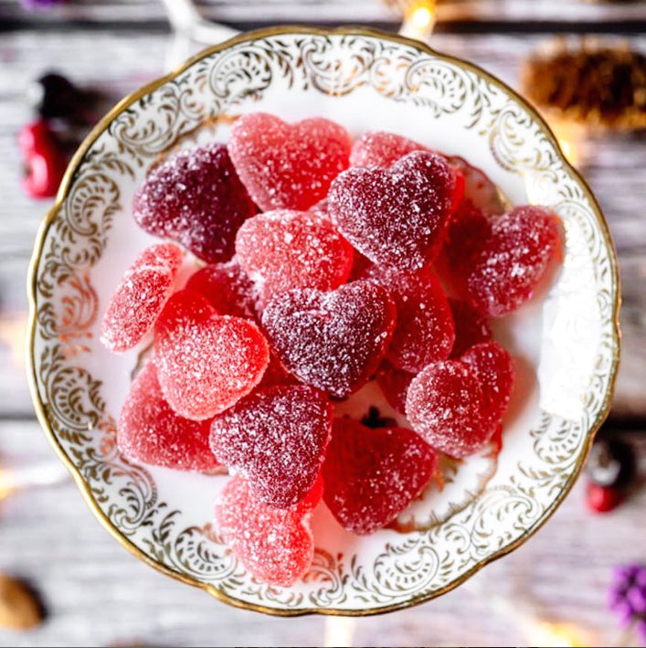 Organic Candies Coeur (heart) shaped