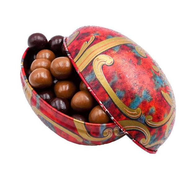 Chocolate bonbons filled Eggs Faberge