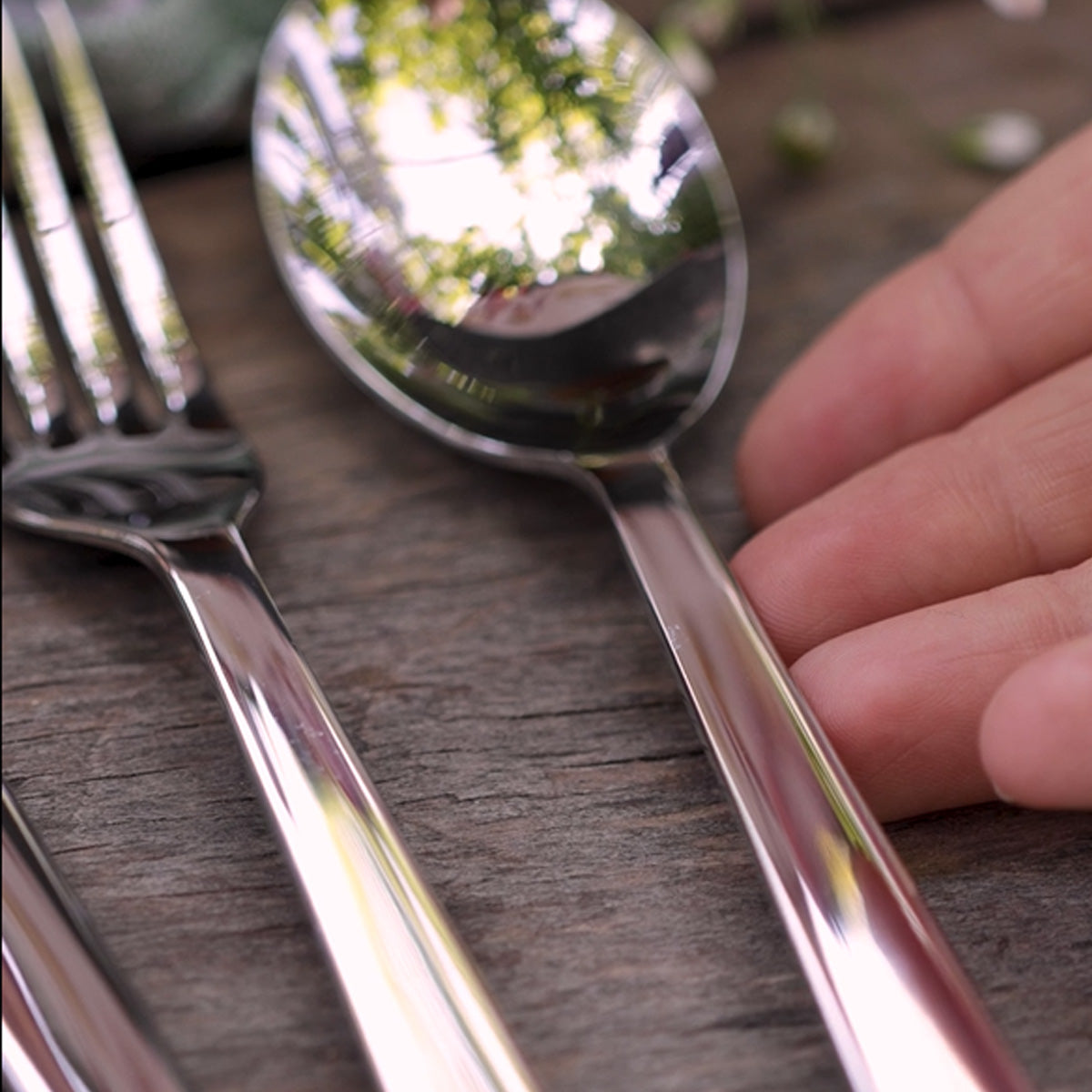Perpétue "Entremets" Set of 12-Piece Demi-tasse Moka Spoon