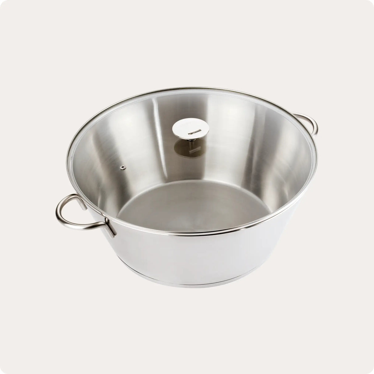 Cristel Preserve pan with glass Lid