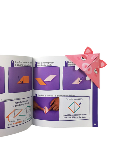 10 Origami bookmarks Farm animals